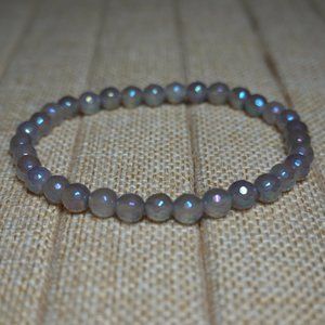 (NWT) Labradorite Faceted Bead Bracelet